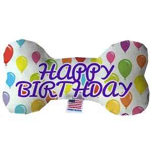 Happy BIrthday Fluffy Dog Bone