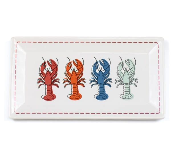 Crawfish Season Rectangle Platter 12x6.5