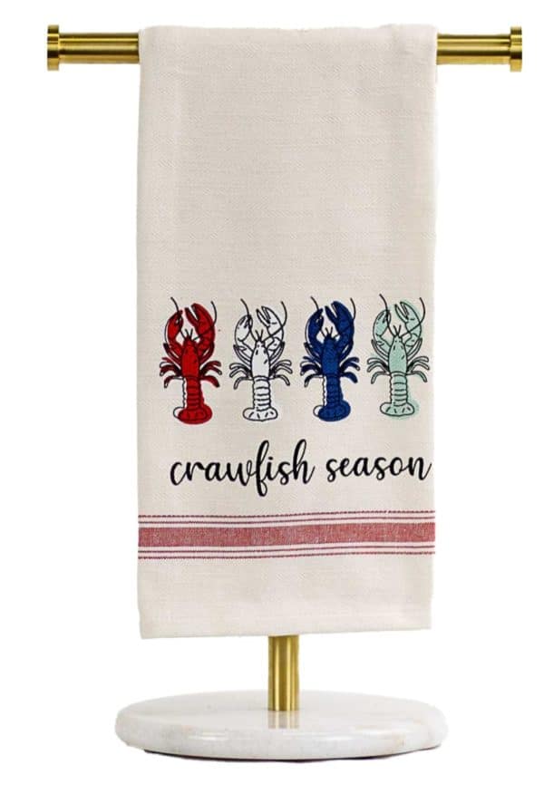 Crawfish Season Hand Towel 20x28